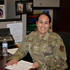 Senior Airman Claudia Barreiro